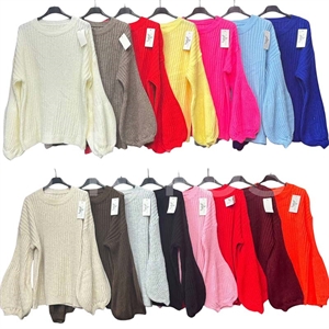 Sweter damski okrągły - Produkt Włoski