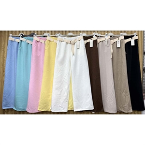 Spodnie damskie szerokie nogawki - Produkt Włoski