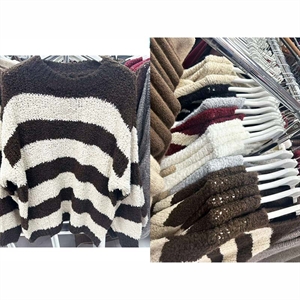 Sweter damski okrągły