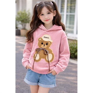 Bluza dziewczęca z kapturem (6-16) - Produkt Włoski