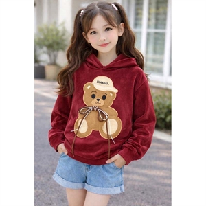 Bluza dziewczęca z kapturem (6-16) - Produkt Włoski