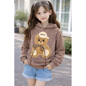 Bluza dziewczęca z kapturem (6-16) - Produkt Włoski