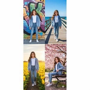 Kurtka jeansowa  134-164