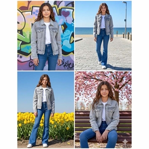 Kurtka jeansowa  134-164