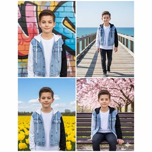 Kurtka jeansowa  134-164