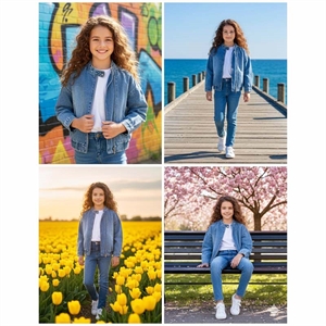 Kurtka jeansowa  134-164