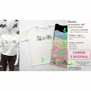 Koszulka damska produkt Polski  S/M-L/XL(36-40)