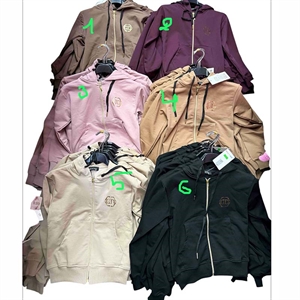 Bluza dziewczęca rozpinana na zamek z kapturem  128-164