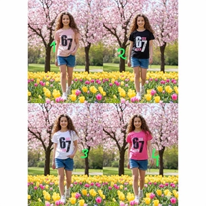 Koszulka dziewczęca  128-164