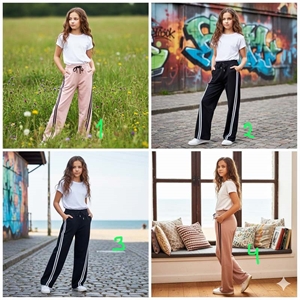 Spodnie dziewczęce  128-164