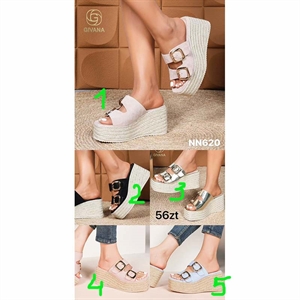 Klapki na koturnie  36-41