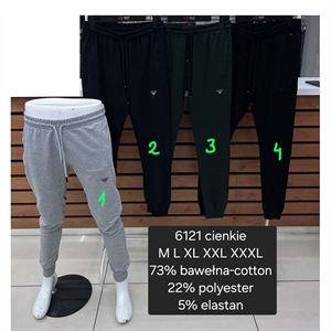 Spodnie dresowe cienkie męskie produkt Turecki  M-3XL