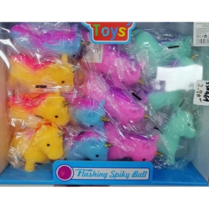 Migająca kolczasta piłka