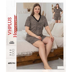 Piżama damska (3XL-5XL)