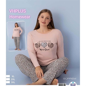 Piżama damska (XL-3XL) - Turecki Produkt