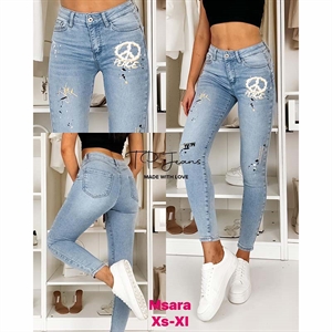 Jeansy damskie M'sara  XS-XL