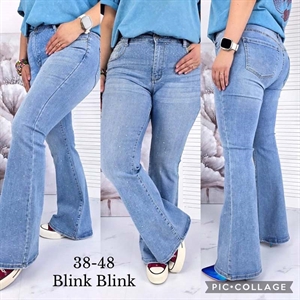 Jeansy dzwony damskie  38-48