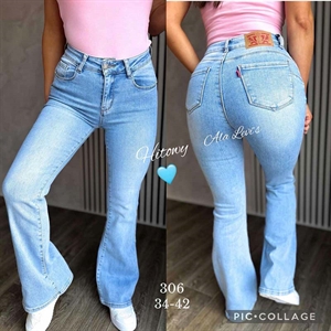 Jeansy dzwony damskie  34-42