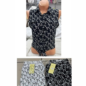 Koszula damska bez rękawów  S-XL
