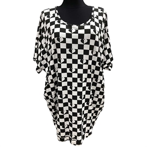 Tunika damska z krótkim rękawem M/L XL/2XL
