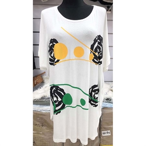 Tunika damska z krótkim rękawem M/L XL/2XL