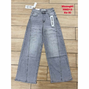 Jeansy szerokie nogawki  XS-XL