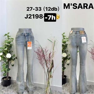 Jeansy dzwony damskie M'sara  27-33
