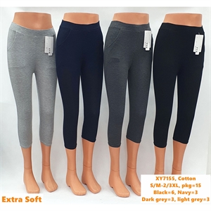 Legginsy krótkie damskie  S/M-2XL/3XL