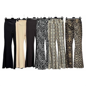 Legginsy dzwony damskie produkt Włoski