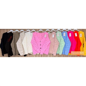 Sweter damski zapinany na guziki