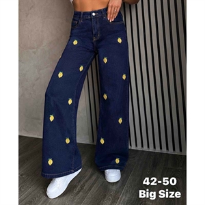 Jeansy szerokie nogawki Big Size  42-50