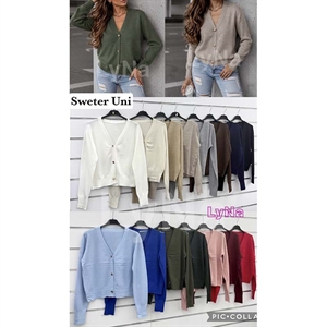 Sweter damski zapinany na guziki