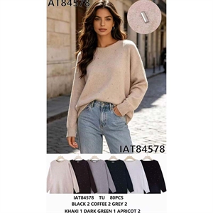 Sweter damski okrągły M-XL