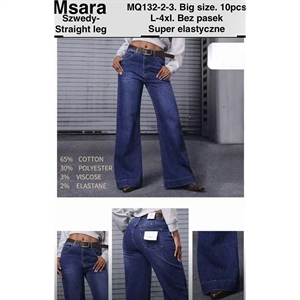 Jeansy damskie L-4XL