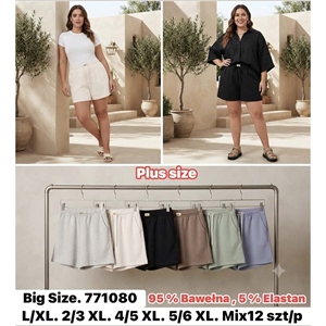 Spodenki damskie Big Size  L/XL-5/6XL