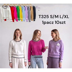 Sweter damski okrągły S/M L/XL