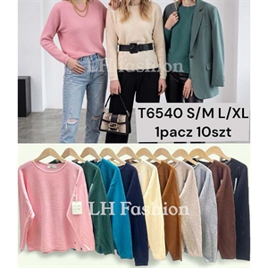 Sweter damski okrągły S/M L/XL