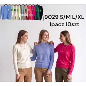 Sweter damski okrągły S/M L/XL