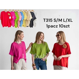 Sweter damski z krótkim rękawem S/M L/XL