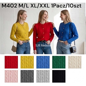 Sweter damski zapinany na guziki M/L XL/2XL