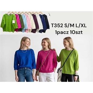 Sweter damski okrągły S/M L/XL