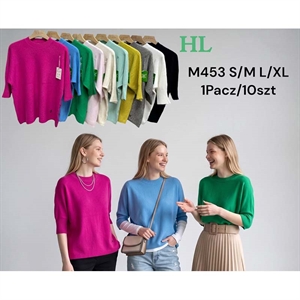 Sweter damski z krótkim rękawem S/M-L/XL