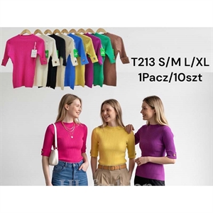 Sweter damski z krótkim rękawem  S/M-L/XL