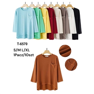 Sweter damski okrągły S/M L/XL