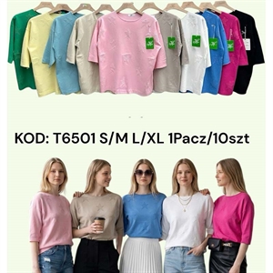 Sweter damski z krótkim rękawem S/M-L/XL