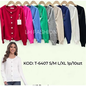 Sweter damski zapinany na guziki S/M L/XL