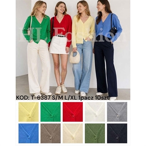 Sweter damski zapinany na guziki S/M L/XL