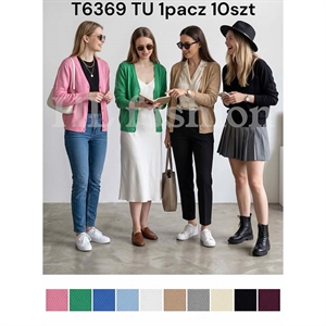 Sweter damski zapinany na guziki