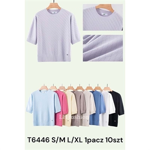 Sweter damski z krótkim rękawem S/M-L/XL
