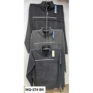 Sweter męski na pół suwak  L-3XL
